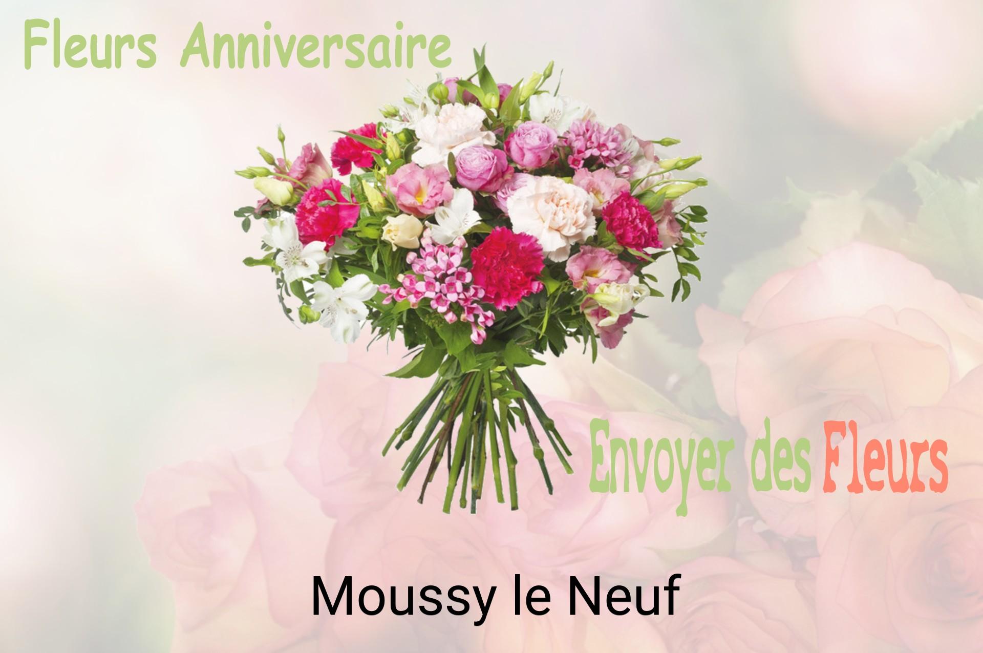 Bouquet de fleurs d’anniversaire livré à Moussy-le-Neuf